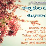Funny May Day Wishes in Telugu