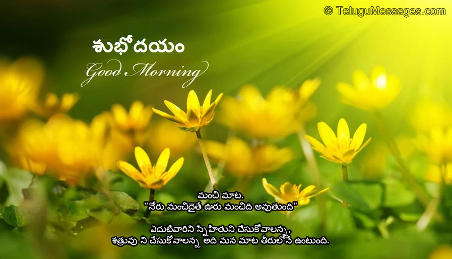 Telugu Good Morning Poetry - Quotes