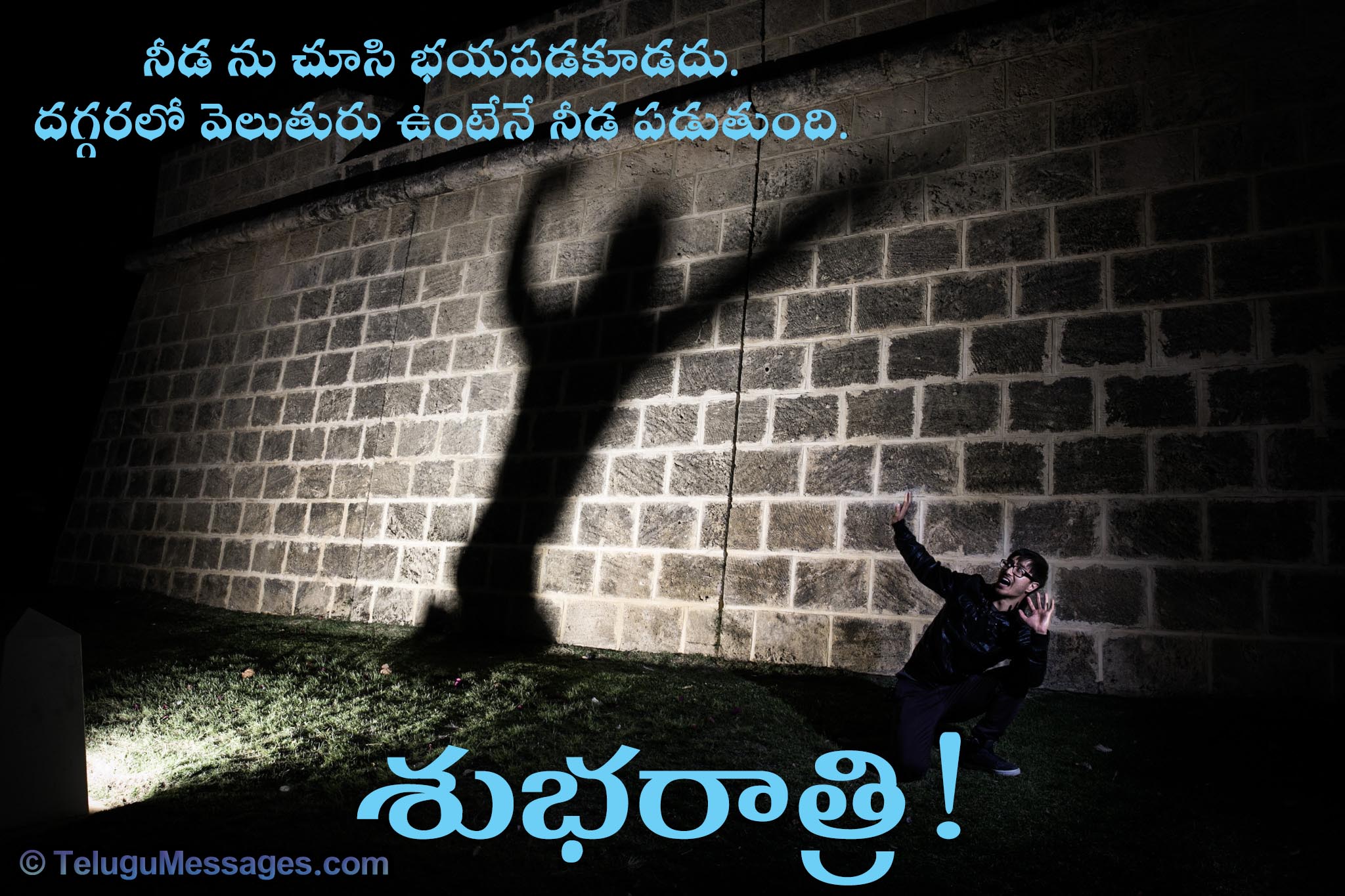 Good Night - Telugu Quotes on Fear